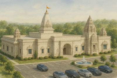 AI Generated Image of Shirdi Sai Baba Temple of DFW